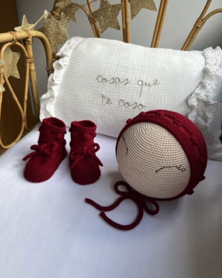 Capota + Botines Muñeco/Reborn